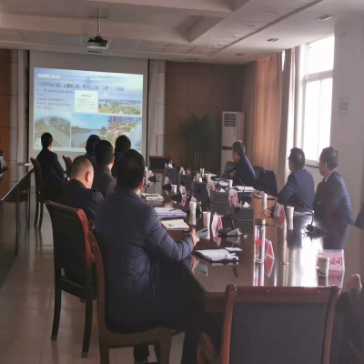 和合生态公司与淮上区开展项目合作洽谈