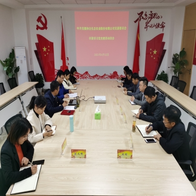 和合生态召开党史学习教育动员会