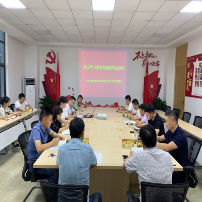 和合生态党支部召开党史学习教育专题组织生活会