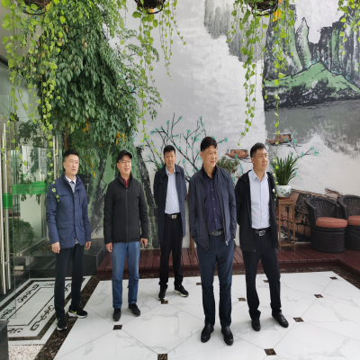 合肥经开区建管中心领导莅临集团调研指导