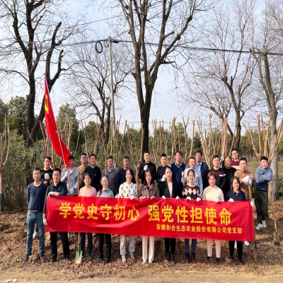 3月植树添绿正当时——合肥绿叶集团在小庙基地开展义务植树活动