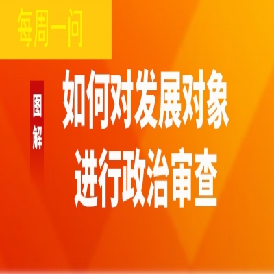 如何对发展对象进行政治审查?