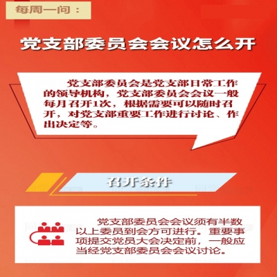 党支部委员会会议怎么开?