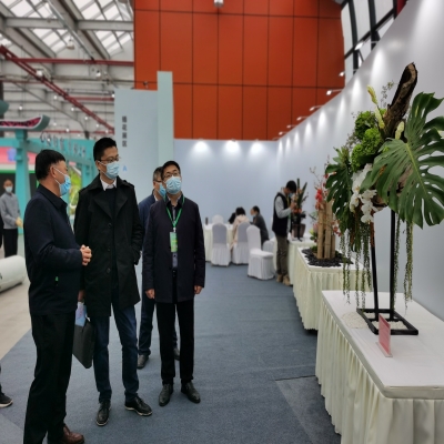 绿叶集团参加安徽省插花花艺职业技能竞赛开幕式