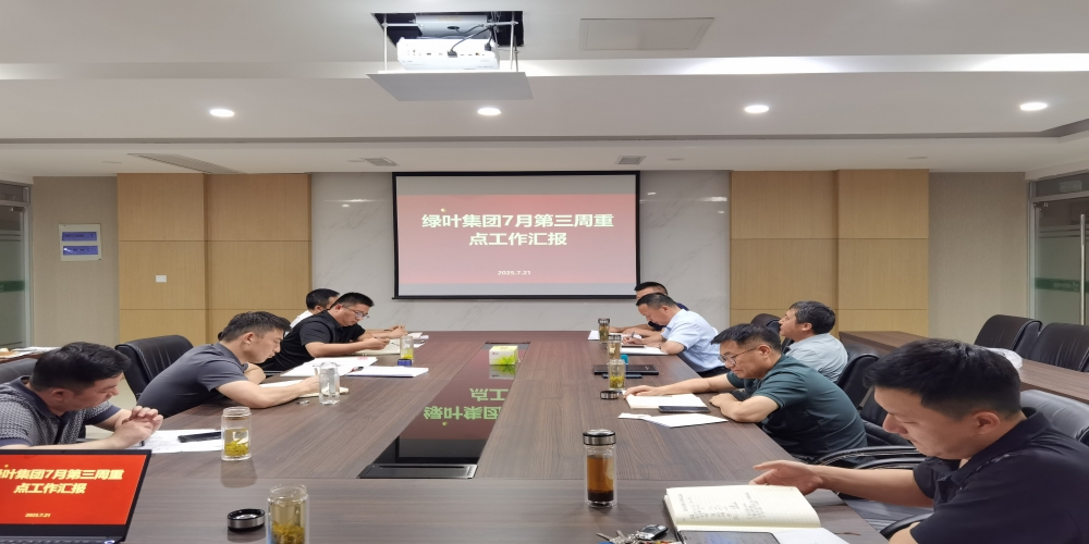 绿叶集团召开上半年工作会议